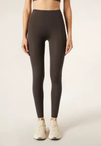 Скульптурные леггинсы брюки Calzedonia, Dark Brown