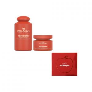 Набор для ухода за кожей YUEMUZHIYUAN Apple Hydrating Facial Mask, успокаивающий и восстанавливающий, очищающий, 50мл+100мл/50мл+100мл+75мл ORIGINS, apple peptide moisturizing кремовый 50ml+apple essence lotion 100ml/exclusive box