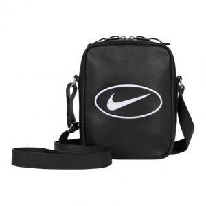 Supreme Сумка через плечо Nike из буйволовой кожи унисекс черная, Black