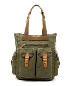 Холщовая большая сумка Atona Utility TSD BRAND, зеленый
