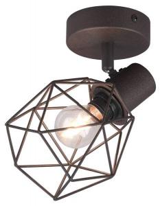 Настенный прожектор MeineWunschleuchte Industrial 1-flammig, Rost цвет rost