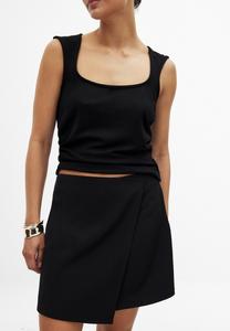 Юбка NA-KD OVERLAP, Black