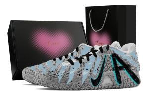 Баскетбольные кроссовки Ja Morant 3 Blue Moment, Heart Box, устойчивые к истиранию, низкие, унисекс Nike, Blue Black