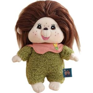 Мягкая и милая плюшевая кукла Milk Bubbles высотой 25 см Fluffy bear, зеленый