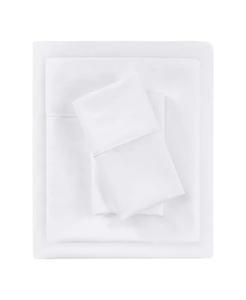 Наборы простыней из смеси хлопка и сатина с регулированием температуры плотностью 1000 нитей Beautyrest, слоновая кость/кремовый