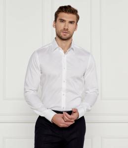 Рубашка BOSS BLACK H-HANK-kent-C3-214 Slim Fit, белый
