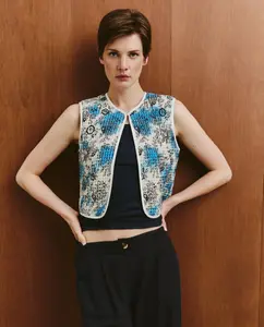 Женский жилет с принтом Southern Cotton, синий