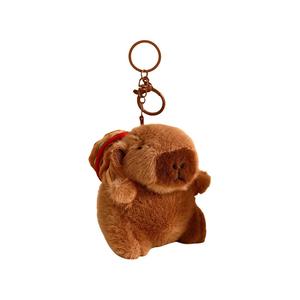 Плюшевый кулон капибара для эмоциональной стабильности высота 14см Tianyu Town