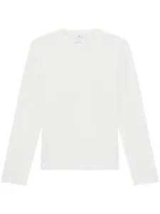 Свитер с нашивкой-логотипом Courrèges, белый