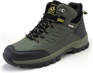 Мужские зимние ботинки Veslexth Snow утепленные водонепроницаемые, зимние обувь с противоскользящей подошвой для улицы, с съемной подкладкой, на меху, повседневные, для пеших прогулок, легкие, водоотталкивающие, зеленый