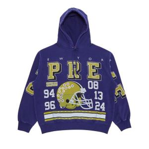 Толстовка Supreme Champions Studded Hooded Sweatshirt, цвет Dark Royal