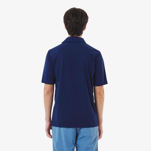 Мужская поло-рубашка LACOSTE из быстросохнущего эластичного трикотажа, темно-синий