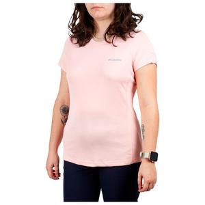 Футболка для походов Zero Rules Light с коротким рукавом, розовая, песочная - M Columbia