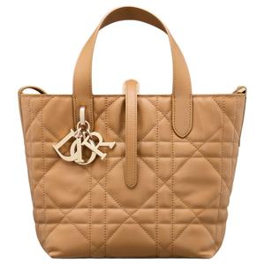 DIOR Сумка через плечо Toujours Cow Leather Native, маленькая, для женщин, цвет light gold