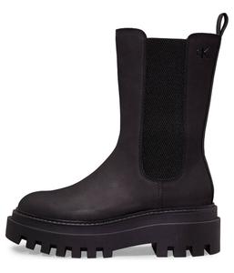 Кожаные ботильоны на платформе Calvin Klein Jeans, черный