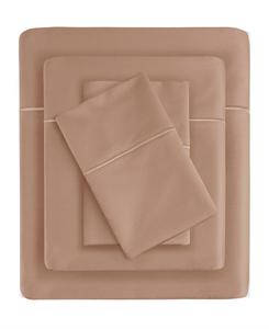 Комплект постельного белья из 4 предметов, сатин из хлопка пима, плотность ткани 600 нитей, размер King Madison Park, цвет rose gold