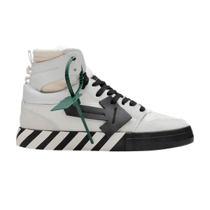 Кроссовки Off-White High Top Vulcanized 'White Black', белый