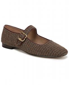 Женские балетки Микаэла Мэри Джейн Sam Edelman, Brown Multi Fabric