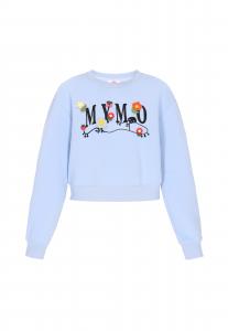 MYMO Свитшот в светло-голубом цвете