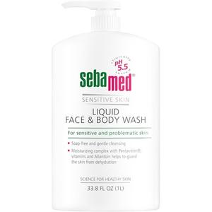 Жидкое средство для мытья лица и тела 1 л Sebamed