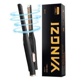Утюжок для завивки и выпрямления кудри dual use, керамическое покрытие с эфирными маслами, пятиуровневый контроль температуры ZF 266 YANGZI, глубокий черный