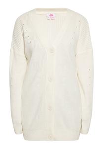 Вязаный кардиган Mymo, белый