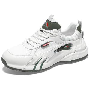 Kolumb Нескользящие, дышащие, легкие, низкие повседневные туфли, мужские, белые, зеленые