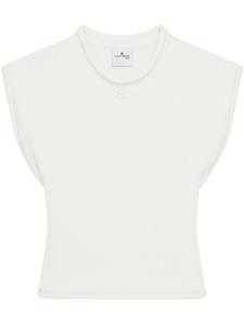 Courrèges укороченный свитер, белый