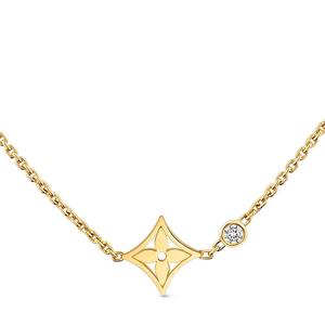 Подвеска Idylle Blossom, желтое золото и бриллиант Louis Vuitton, золотой