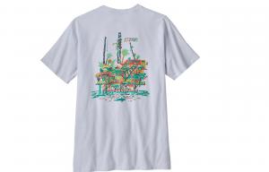 Футболка Patagonia Responsibili Tee мужская белая