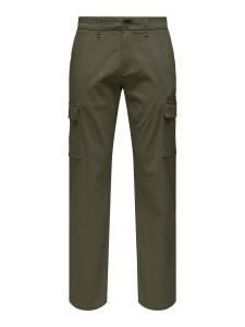 Свободные брюки-карго Only & Sons, оливковый