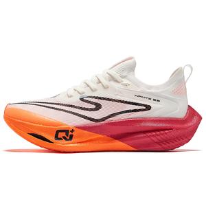 Кроссовки женские Zhijing 2.0 с низким верхом, микрокристаллические, белый, флуоресцентные, оранжевый Erke