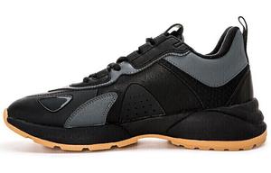 Кроссовки мужские низкие Positive черный/серый с карбоновым оттенком Erke