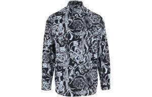 Футболка Barocco из хлопка VERSACE, черная