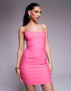 Платье-мини с бретельками Vesper Cami розового цвета