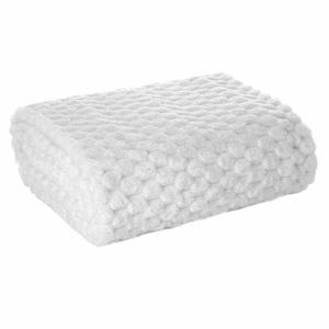 Одеяло Еврофиранье 3D эффект белое 70х160 см 260 GSM полиэстер декор Eurofirany, белый
