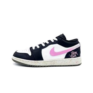 Air 1 Gradient Panda Pink низкие детские баскетбольные кроссовки Black Pink Unisex Jordan, черный/розовый