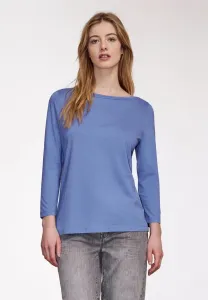 Простая футболка с длинными рукавами Street One Studio, Blau