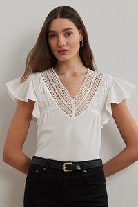 Блузка Lauren Ralph Lauren, белый