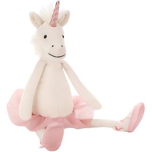 JELLYCAT Коллекция мифических животных балет, Unicorn White кукла плюшевая кукла высота 33см
