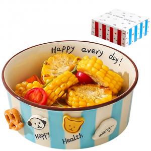 Боул Kawasimaya, 6.5 inches stripes salad bowl (синий)