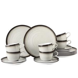 Кофейный набор Terra Corso 18 предметов Seltmann Weiden, коричневый/серый