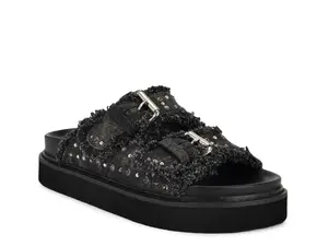 Сандалии на платформе Nine West Eleny, черный деним