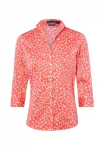 Блузка на пуговицах Franco Callegari, Koralle/Weiß