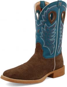 Мужские сапоги Twisted X Top Hand высотой 30 см, синий/шоколадный