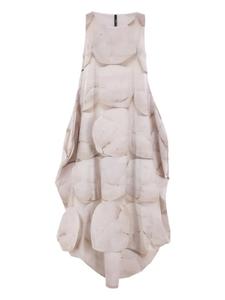 Платье без рукавов с принтом Maria Calderara, нейтральный