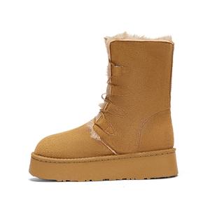 WARRIOR Женские зимние ботинки Crew коричневые