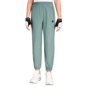 Тренировочные детские спортивные штаны Fall Spring Kids' DESCENTE, зеленый