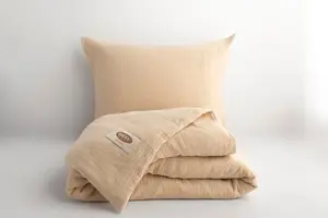 Постельное белье, муслин, хлопковый муслин, элегантное, в коробке, 160х200 15 Бежевый Multitex