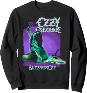Толстовка Pastel Blizzard, черная Ozzy Osbourne